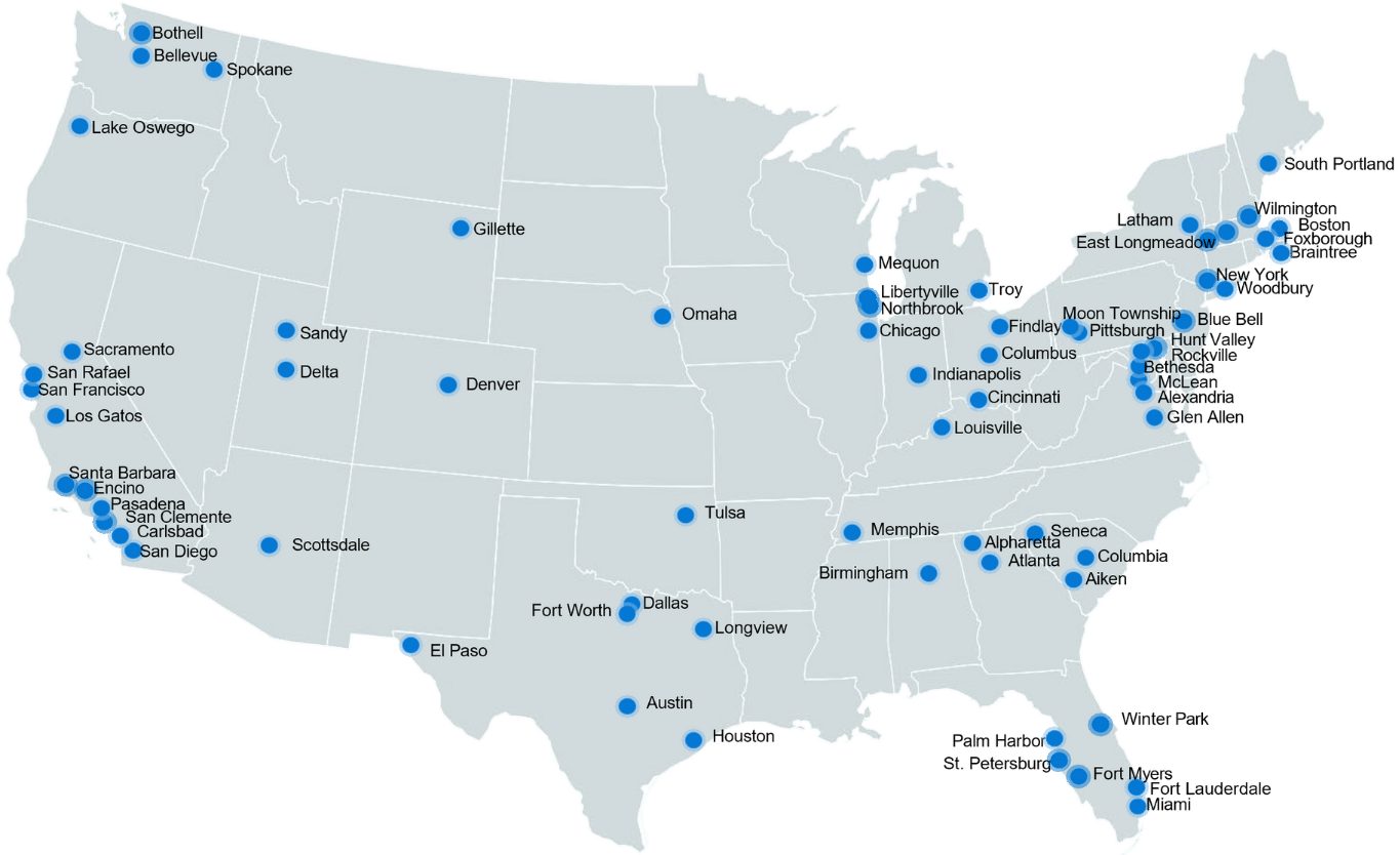 May 2024 Locations Map