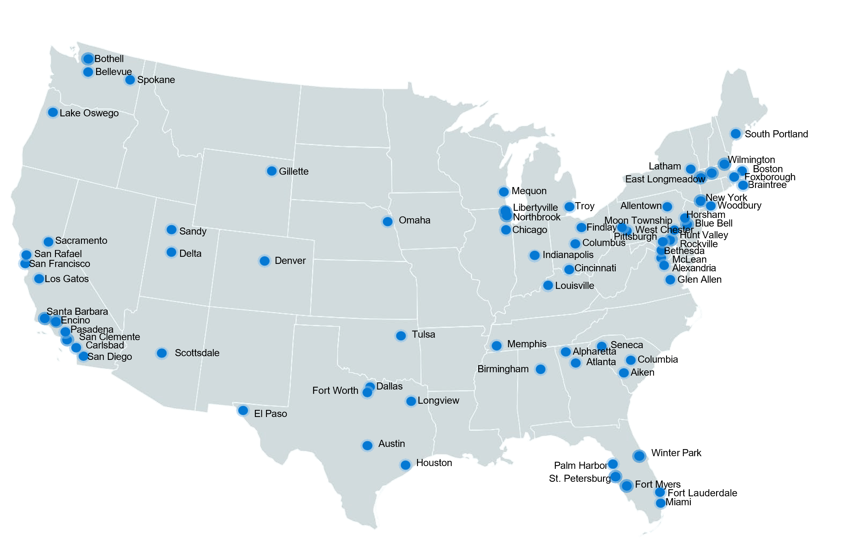 May 2024 Locations Map