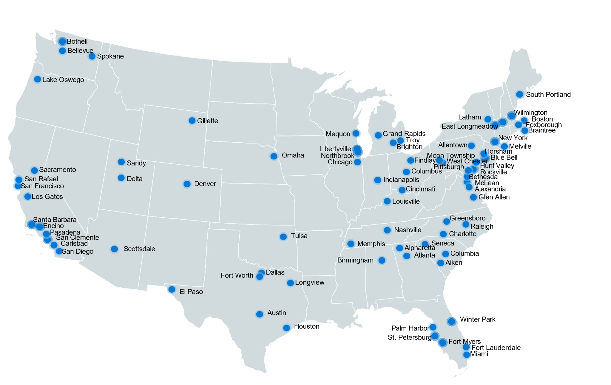 May 2024 Locations Map