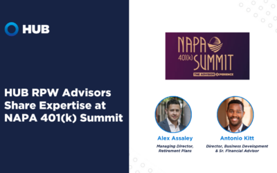 Two HUB RPW Advisors Share Expertise at NAPA 401(k) Summit
