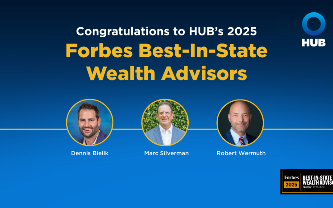 Three HUB RPW Advisors Recognized as Forbes 2025 Best-In-State Wealth Advisors