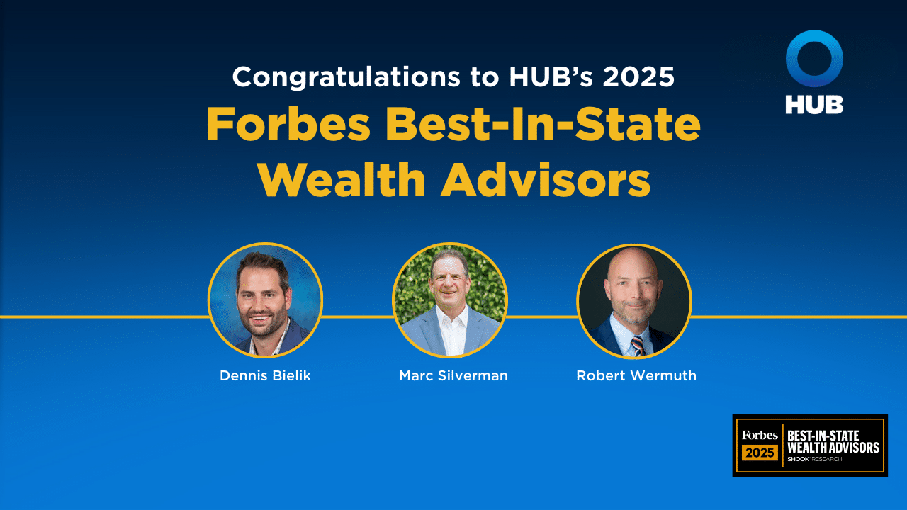 Three HUB RPW Advisors Recognized as Forbes 2025 Best-In-State Wealth Advisors