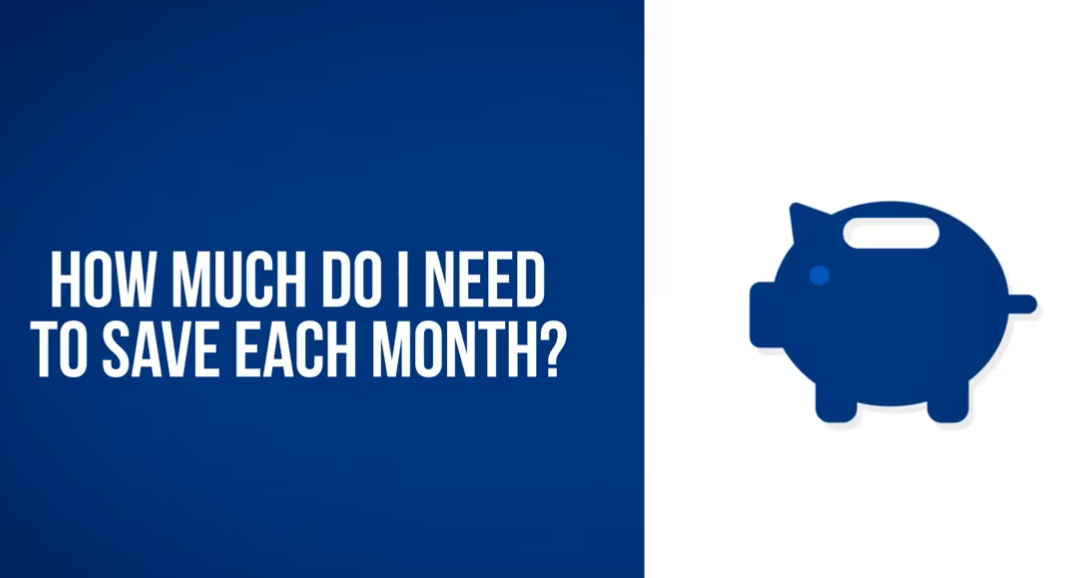 How Much Do I Need To Save Each Month?