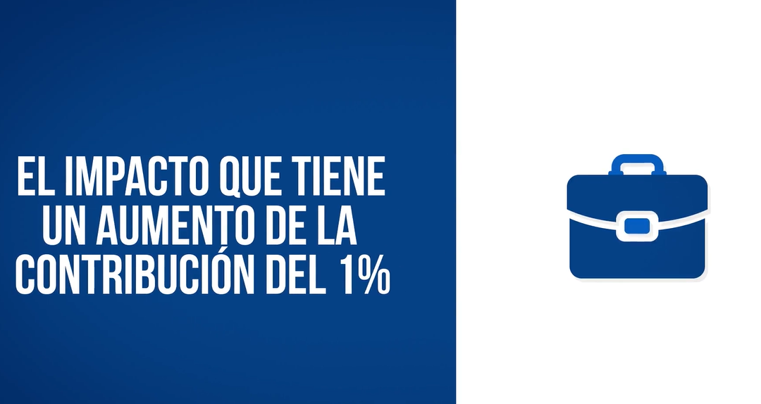 El Impacto Que Tiene Un Aumento Del La Contribución Del 1%