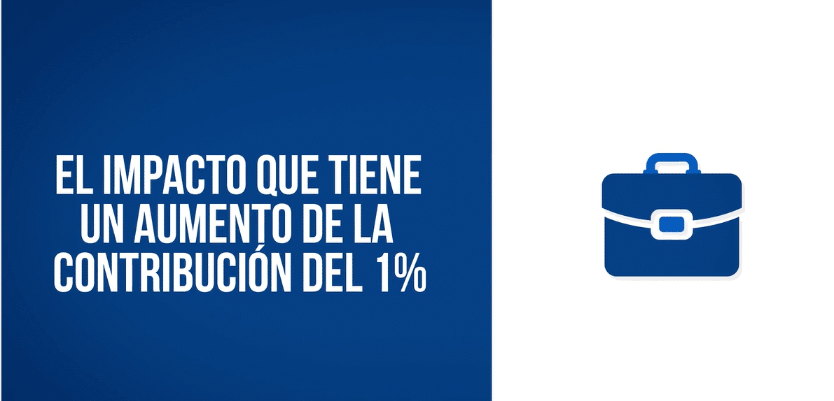 El Impacto Que Tiene Un Aumento Del La Contribución Del 1%