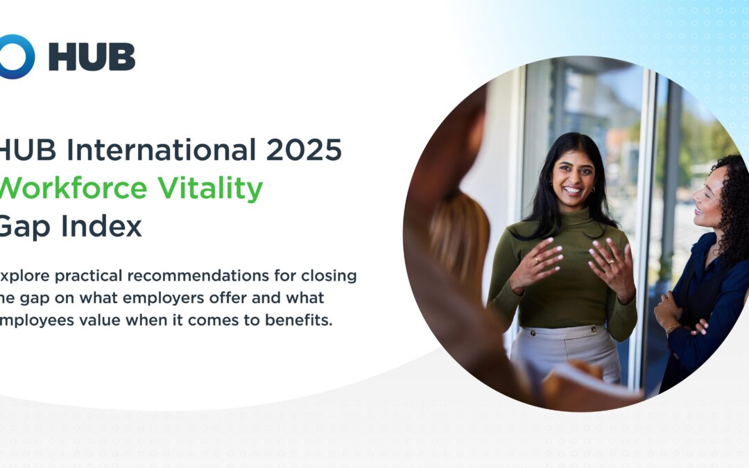 HUB’s 2025 Workforce Vitality Gap Index Finds Employers Have Opportunity to Better Align Benefits Strategy with What Employees Value Most