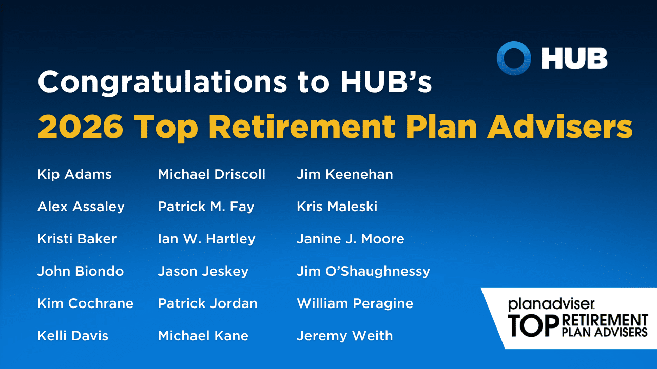 18 HUB RPW Advisors Recognized as PLANADVISER 2026 Top Retirement Plan Advisers