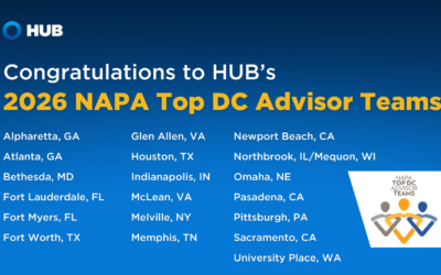 19 HUB RPW Offices Recognized as 2026 NAPA Top DC Advisor Teams