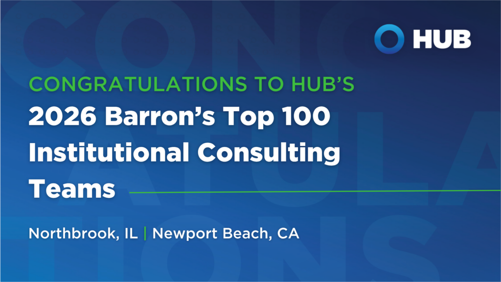 Two HUB RPW Teams Recognized as Barron’s 2026 Top 100 Institutional Consulting Teams